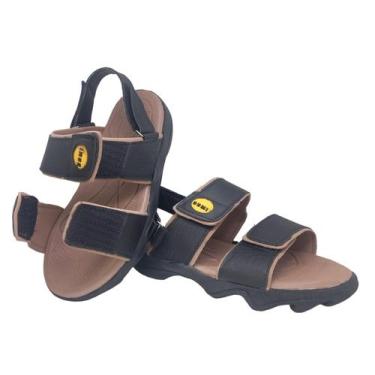 Imagem de Sandália Masculino Papete Franciscana Ortopédica Esporão Anatômica Chi