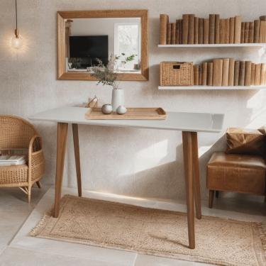 Imagem de Aparador com Vidro 120x40cm Slim Casa Uai