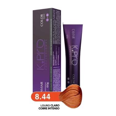 Imagem de Tintura Profissional k.pro Caviar Color 8.7 Loiro Claro Marrom 60g