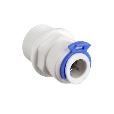 Imagem de Conexão plast.reta macho 1/4" - eng.rap.mang. 1/4" - BBI