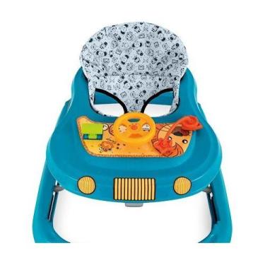 Imagem de  Andador Infantil De Bebê Safari Azul Tutti Baby