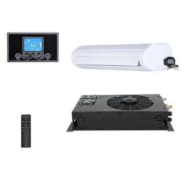 Imagem de NEKPOKKA Ar condicionado universal de 12 V CC oculto na parte inferior da carroceria, adequado para trailers, veículos de acampamento, caminhões, vans, unidade de RV AC (12V, modelo 4 (680))