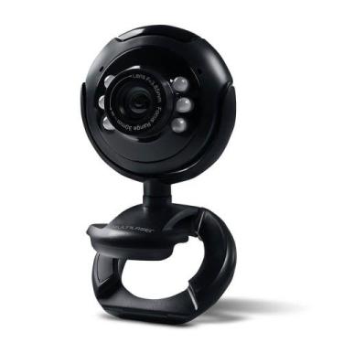 Imagem de Webcam Multilaser 16mp Nightvision Microfone Usb Preto