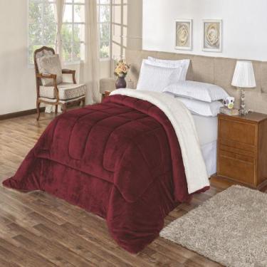 Imagem de Coberdrom Everest casal king size manta sherpa lã carneiro 1 peça vinh
