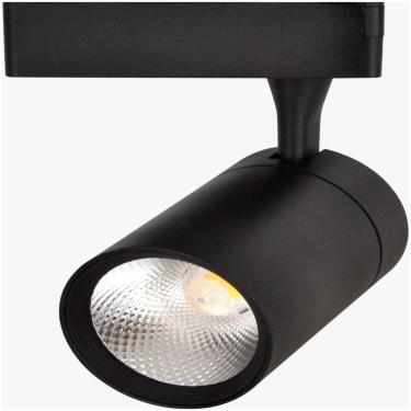 Imagem de Trilho Eletrificado 1 Metro Com 4 Spot Led 20w Bivolt Preto
