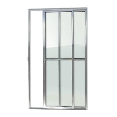 Imagem de Porta De Correr 2 Folhas Super Vidro Liso 210cm X 150cm Brimak Brilhante