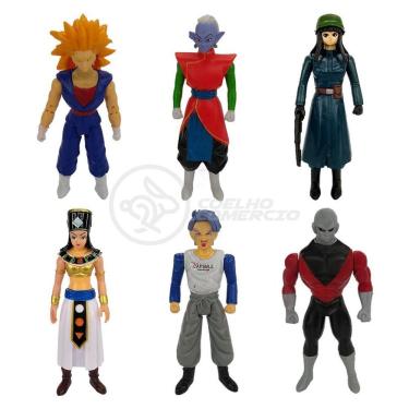 Imagem de Kit 6 Bonecos Dragon Ball Vegetto Jiren Trunks Kaioshin