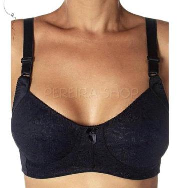 Imagem de Sutiã Soutien Plus Size Alta Sustentação Reforçado Sem Bojo Detalhes e