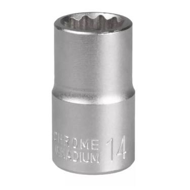 Imagem de Soquete Pito Cachimbo Estriado 14 Mm Encaixe 1/2'' - EDA