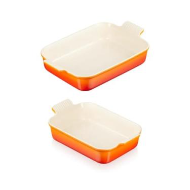 Imagem de Jogo de 2 Travessas Heritage 26 e 32 cm Laranja