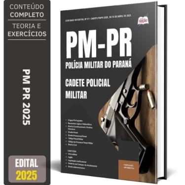 Imagem de Apostila Pm Pr 2025 - Cadete Policial Militar - Apostilas Opção