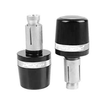 Imagem de Extremidades das manoplas do guidão da motocicleta, tampas das extremidades dos manoplas, acessórios deslizantes de peso para PCX125 PCX 125 2018-2022