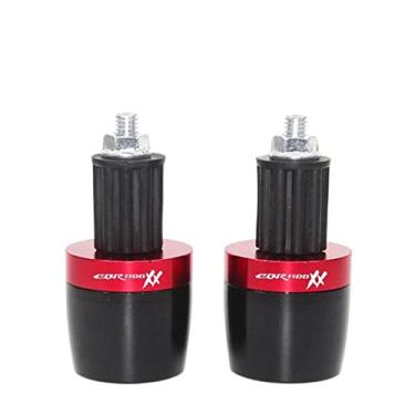 Imagem de Extremidades das manoplas de guidão de motocicleta, tampas de extremidade, acessórios deslizantes de peso para HCBR1100XX CBR 1100 XX BLACKBIRD 1994-2021