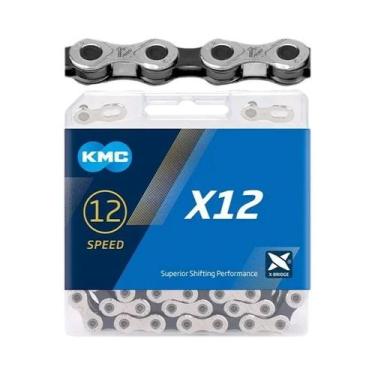 Imagem de Corrente de Bicicleta KMC X8/X9/X10/X11/X12 - Compatível com Bicicleta