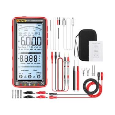 Imagem de Multímetro Digital Recarregável ANENG Pro, 6000 Contagens, Testador De