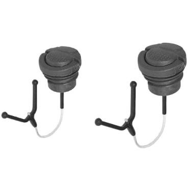 Imagem de Hippotech Pacote com 2 tampas de combustível e óleo de substituição para motosserras Husqvarna 450 Rancher 522620001 Husqvarna peças de motosserra