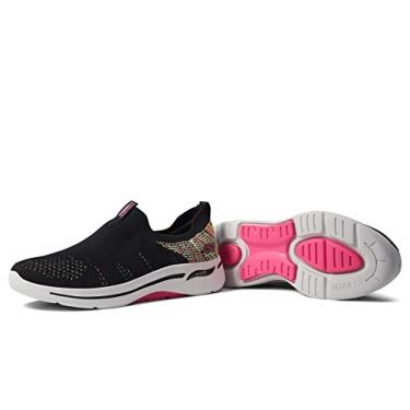 Imagem de Skechers Go Walk Arch Fit - Fun Times Black/Multi 8.5 B (M)