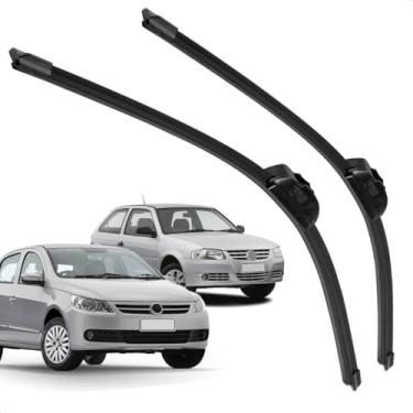 Imagem de Par Palheta Dianteira Limpadora De Para Brisa Gol G5 2008 A 2012 De Silicone