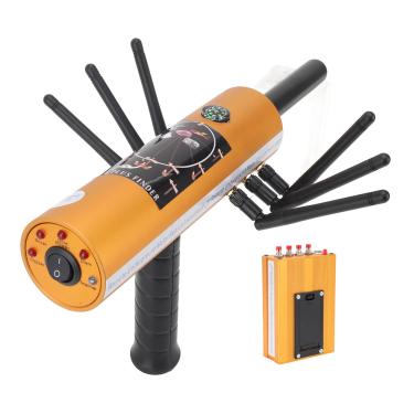 Imagem de Zhjvihx Detector de Metais, Detector de Ouro de Metais, Alcance de Mão de Mão Com Bússola 1200m Range 30m de Profundidade Sensível AotHeld Treasure Finder Scanner para Pedras Preciosas