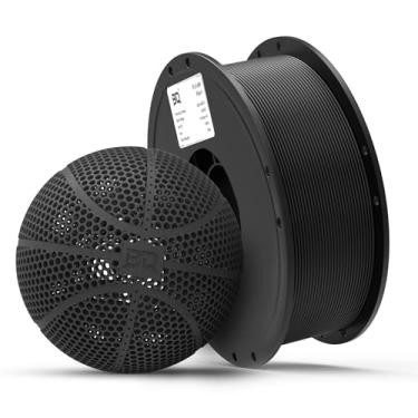Imagem de Filamento de impressora 3D flexível BIQU PLA-HR especificamente para impressão de bolas de basquete sem ar, carretel de 1,75 mm 1 kg (1 kg), filamento flexível resistente compatível com a maioria das