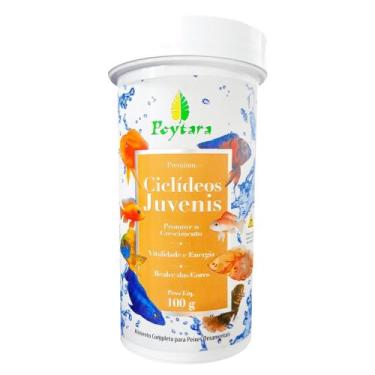 Imagem de Ração Para Peixes Poytara Ciclideos Juvenis 100g
