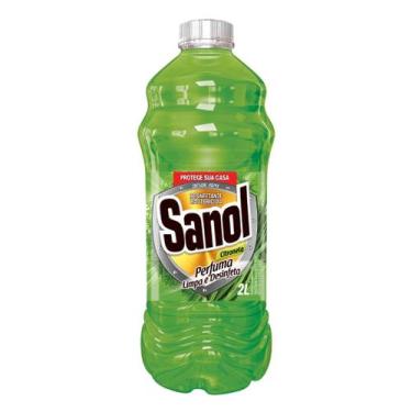 Imagem de Desinfetante citronela 2l sanol