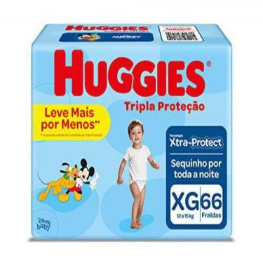 Imagem de Fralda Huggies Tripla Protecao XG 66 Unidades  Conforto, XG, 66