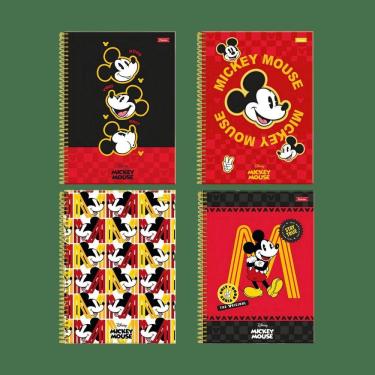 Imagem de Caderno Cardeneta 96 Folhas Mickey Vintage Foroni Premium