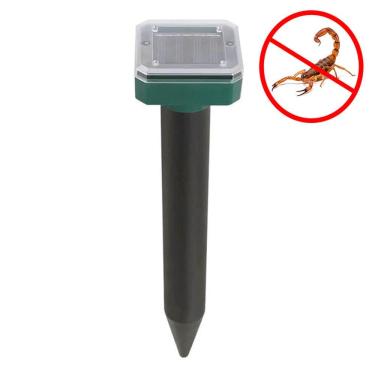 Imagem de Repelente Solar Ultrassonico Pestes Escorpião Cobras Ratos Roedores Jardim