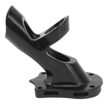 Imagem de YOUTHINK Suporte de Bandeira, Suporte Estável de Bandeira Ajustável, Liga de Alumínio, Suporte à Prova de Ferrugem, 45 Graus, 3 Orifícios Com Base Espessada, para Parede ou Coluna (BLACK)