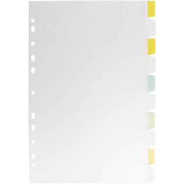 Imagem de Divisória Fichário Plás. 10 Projeções Pp A4 c/Visor Transp