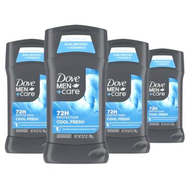 Imagem de Desodorante antitranspirante Dove Men+Care Cool Fresh, 4 unidades para um aroma de água de longa duração, com proteção 72H, 76 g