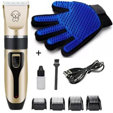 Imagem de Kit Tosa Pet Com Luvas Tira Pêlos Funcional E Portátil - Lippin