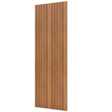 Imagem de Painel Ripado De Madeira Para Sala Quarto 89x183cm Bairon D03 Freijó - Lyam Decor