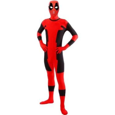 Imagem de Fantasia do DeadPool Infantil Com Mascara - Fantasias Carol CH, G 9 - 