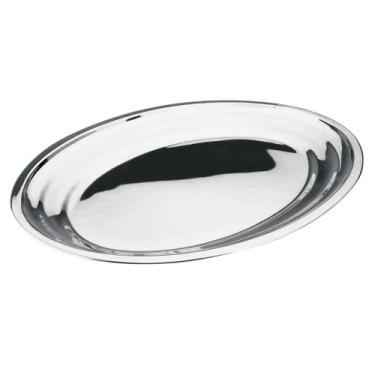 Imagem de Travessa Rasa Hércules em Aço Inox 40x30 cm