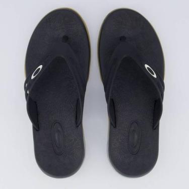 Imagem de Chinelo Oakley Killer Point II Preto e Marrom, 41
