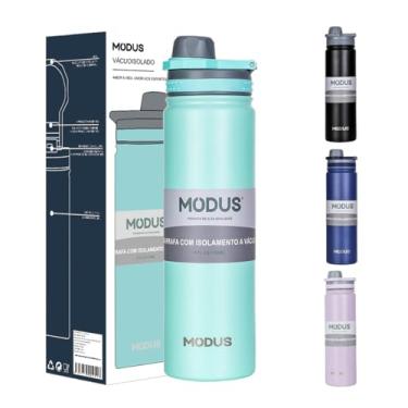 Imagem de Garrafa Térmica - 750ml, Parede Dupla de Isolamento 24horas Gelado, Tampa Rosca De Segurança, Anti Vazamento, BPA Free (Verde)