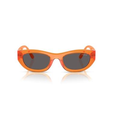 Imagem de Óculos de Sol Vogue Eyewear 0VO5616S 318287 Tam 51 / Laranja - Lentes Preto