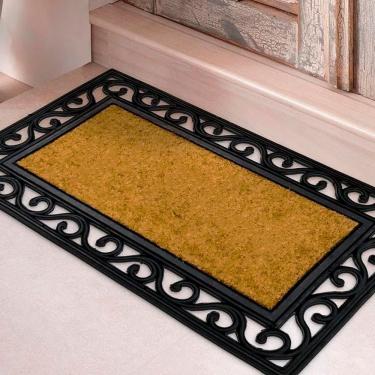 Imagem de Capacho Antiderrapante Fibra de Coco Imperial 45x120cm - Kacyumara