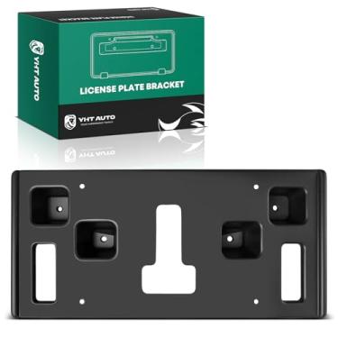 Imagem de YHTAUTO Moldura de placa de licença frontal compatível com Buick Encore GX 2020-2023 com pacote Sport Touring, suporte de placa de carro de para-choque preto, sem suporte de placa de licença de