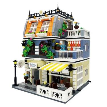 Imagem de Blocos de construção ENJBRICK Garden Hotel Assembly Square 1316 unidad