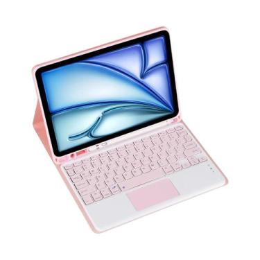 Imagem de Capa Com Teclado Para Samsung Galaxy Tab S9 FE SM-X510/X516B De 10,9 P