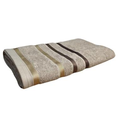 Imagem de Toalha Rosto Teka Lumiere 100% Algodão Fio Penteado 500gr/m² 45x80cm (Bege)