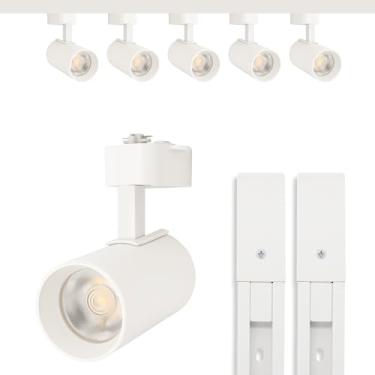 Imagem de Kit Trilho Eletrificado 2m Branco + 5 Spots Led 40w (Quente)