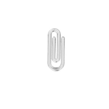 Imagem de Clips Pequenos Transparente 25mm Segura Papel Com 100 Unidades - Russo