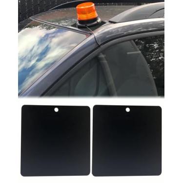 Imagem de Almofadas de montagem magnéticas autoadesivas para teto de alumínio | Placa de aço autoadesiva com ímã para barra de luz LED/Pod Light/Farol/Rádio no teto de caminhão de alumínio/SUV/RV | Instalação