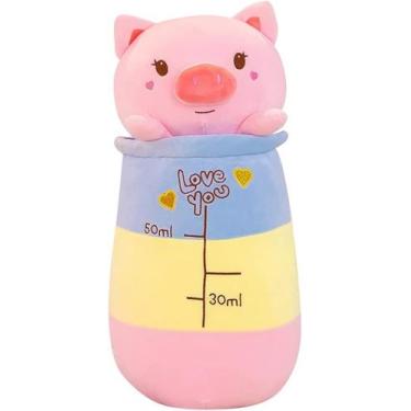 Imagem de Brinquedo macio - boneca de almofada de pelúcia, porquinho fofo gordin
