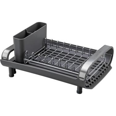 Imagem de Escorredor Louças Mini Aço Inox Porta Talheres Encaixe Pés Silicone Tramontina