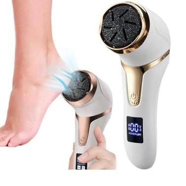 Imagem de Motorzinho De Lixar Pé Elétrico Portátil Recarregável Via Usb - Ideal para Tirar Calos e Rachaduras - Equipamento de Pedicure